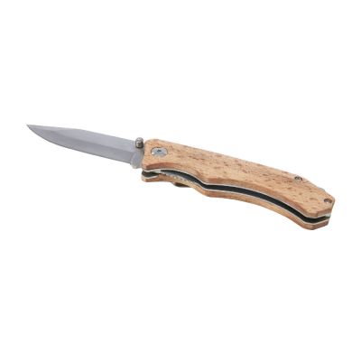 COLTELLO TASCABILE DAVE - Coltello tascabile Dave in legno con clip per cintura
