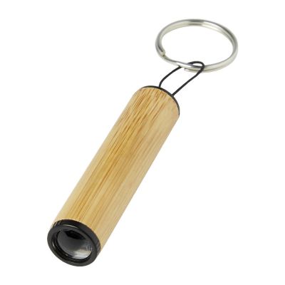 CANE - Portachiavi in bambù con luce 