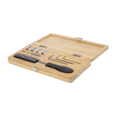 RIVET - Set di utensili in bambù/plastica riciclata da 19 pezzi 