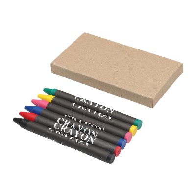 AYO - Set pastelli a cera colorati 6 pezzi