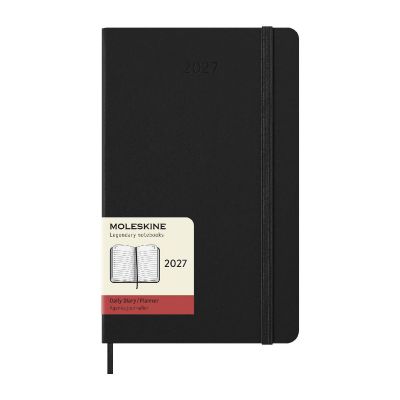 MOLESKINE - Agenda giornaliera 12 mesi con copertina rigida