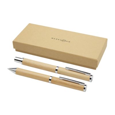 APOLYS - Set regalo con penna a sfera e penna roller in alluminio riciclato 