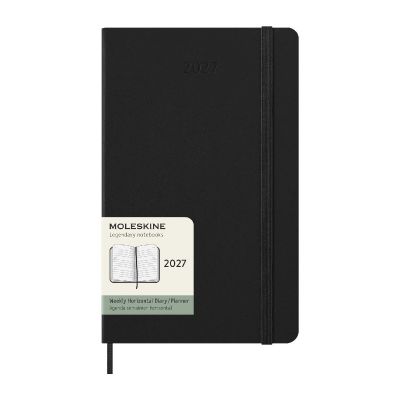 MOLESKINE - Agenda settimanale orizzontale 12 mesi formato L con copertina rigida