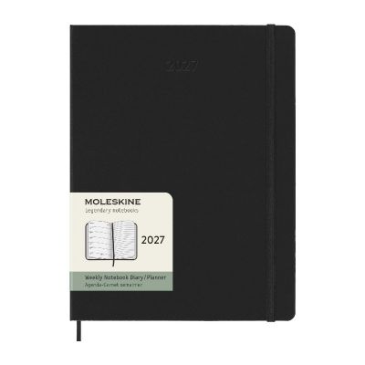MOLESKINE - Agenda settimanale 12 mesi XL con copertina rigida