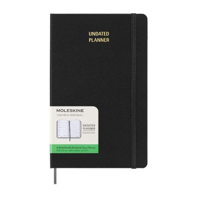 MOLESKINE - Agenda settimanale formato L con copertina rigida e senza data