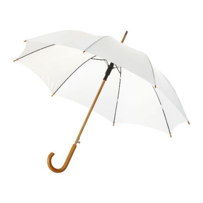 KYLE - Ombrello da 23'' con apertura automatica, manico e asta in legno