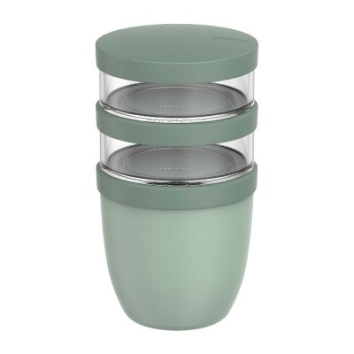 MEPAL ELLIPSE - Portavivande termico composto da 3 pezzi da 500 ml + 2 da 200 ml
