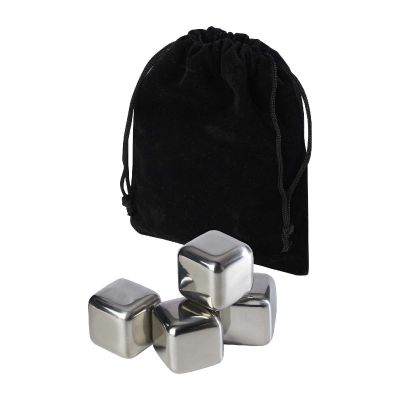 FROZ - Set di cubetti di ghiaccio in acciaio inossidabile