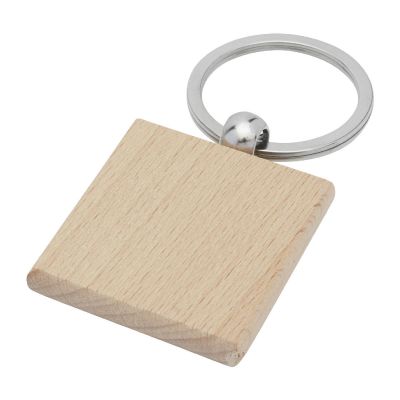 GIOIA - Portachiavi quadrato in legno di faggio