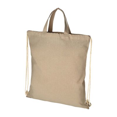 PHEEBS - Zaino con cordoncino in tessuto riciclato, 210 g/m² - 6L
