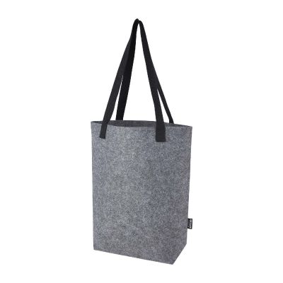 FELTA - Tote bag con base ampia in feltro riciclato certificato GRS - 12L