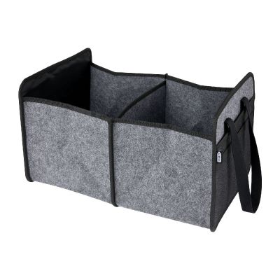 FELTA - Organizer pieghevole per auto in feltro riciclato certificato GRS