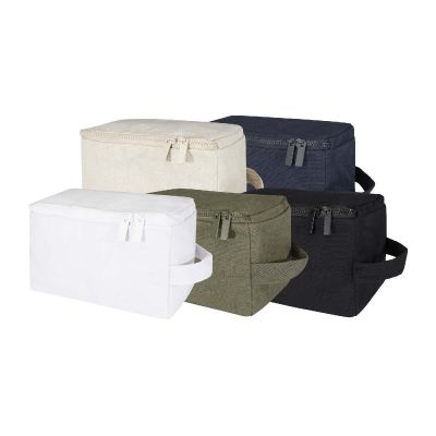 PACK AWARE™ - Organizer per articoli per l'igiene personale in cotone riciclato da 500 g/m²