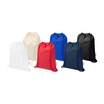 PERU BLEND - Borsa con cordoncino in materiale riciclato GRS da 180 g/m² - 5L