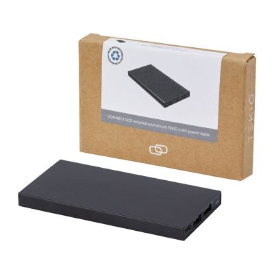 CONNECT - Power bank in alluminio riciclato da 5000 mAh 