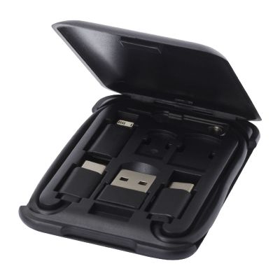 SAVVY - Cavo di ricarica modulare in plastica riciclata con supporto per telefono