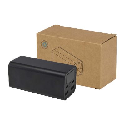 W ACAMAR - Power bank in alluminio riciclato certificato RCS da 20.000 mAh e 70 
