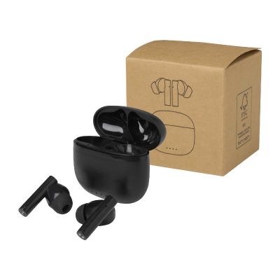 ALTERF - Cuffie Bluetooth® True Wireless in plastica riciclata con inserti auricolari in silicone 
