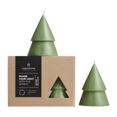 NATALE - Set di due Candele a forma di albero di - formato medio Originalhome