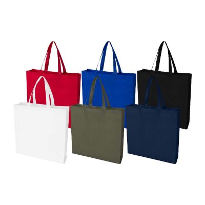 ECOSEAL - Tote bag a soffietto in tessuto non tessuto riciclato certificato GRS da 12 litri EcoSeal