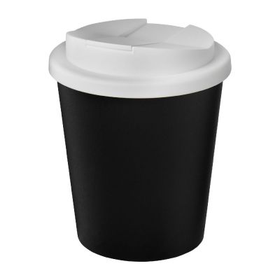 AMERICANO® ESPRESSO - Bicchiere Eco da 250 ml in materiale riciclato con coperchio a prova di perdita