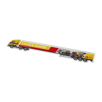 TAIT - Righello da 30 cm in plastica riciclata a forma di camion