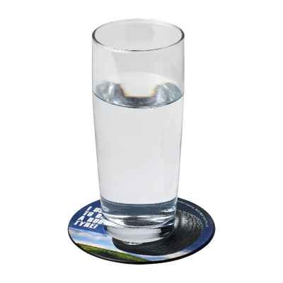 BRITEROUND GUM - Sottobicchiere rotondo in gomma Brite-Mat®