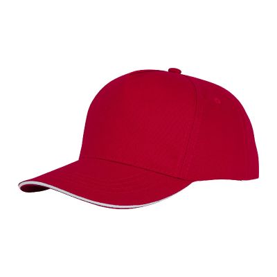 CETO - Cappellino con visiera sandwich a 5 pannelli