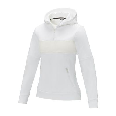 SAYAN - Felpa anorak con cappuccio da donna a mezza zip