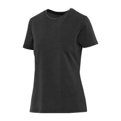 NANAIMO - T-shirt a maniche corte da donna in tessuto lavato da 160 g/m²