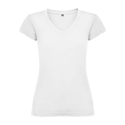 VICTORIA - T-shirt a maniche corte con scollo a V da donna 