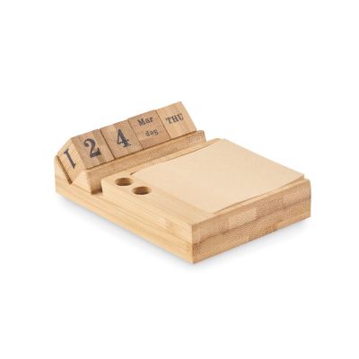 BOOTOP - Calendario da tavolo in bamboo