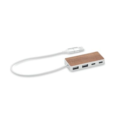 UBAH - Hub usb 4 porte 27,5 cm