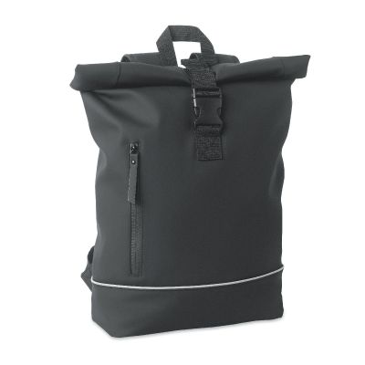 LAPTOSA - Zaino in PU rolltop per laptop