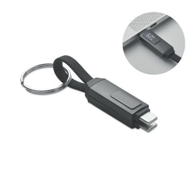 KEYSTO - Portachiavi c/cavo di ricarica