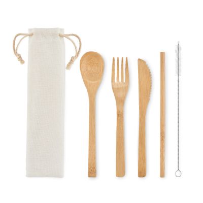 SETSTRAW - Set posate in bamboo