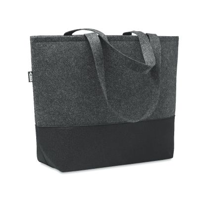 DUO INDICO - Shopper in feltro rpet