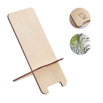 GROUW STAND - Supporto per telefono in legno