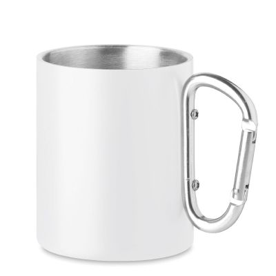 AROM - Tazza in metallo c/moschettone