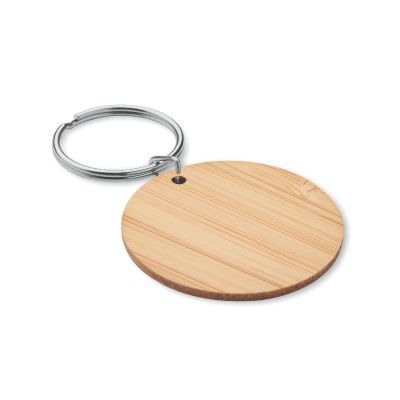 ROUNDBOO - Portachiavi rotondo in bamboo