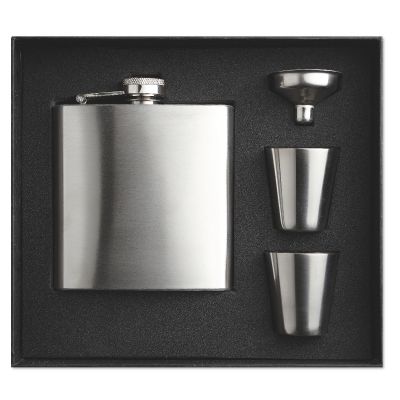 SLIMMY FLASK SET - Set fiaschetta con due bicchie