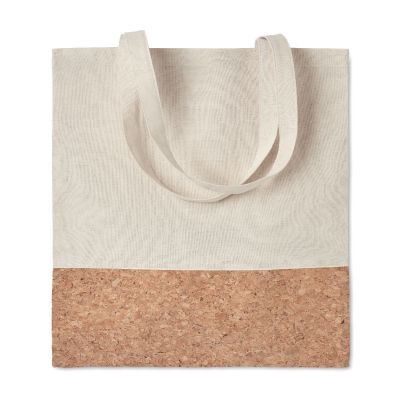 ILLA TOTE - Shopper c/dettagli in sughero