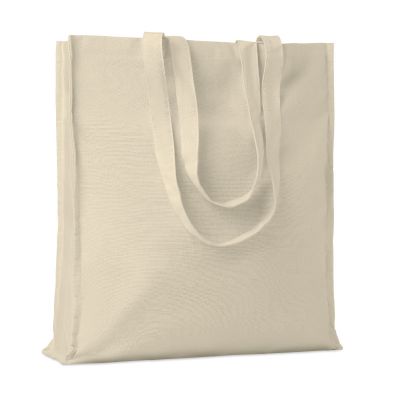 PORTOBELLO - Shopper in cotone c/soffietto