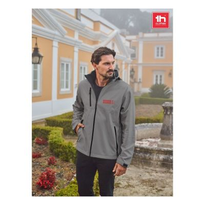 THC ZAGREB - Giacca softshell da uomo in poliestere ed elastan