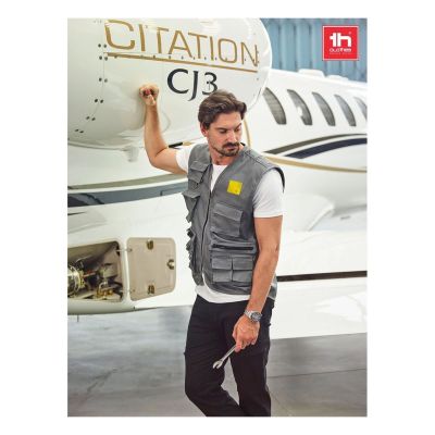 THC PIXEL - Gilet (200 g/m²) in poliestere e cotone
