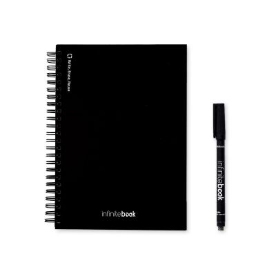 STARTER KIT INFINITEBOOK A5 - Il set include un Infinitebook, un kit di pulizia, un pennarello e un portapennarelli