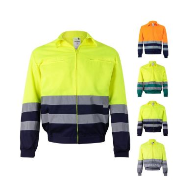 VL NEPTUNE LARGE - Giacca in twill bicolore (210g/m²) in poliestere (80%) e cotone (20%)