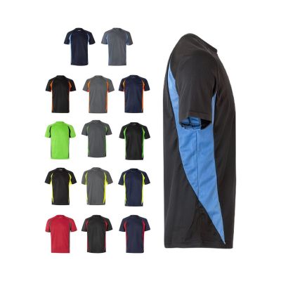 VL SLAYER - T-shirt tecnica bicolore bird-eye (160g/m²), in poliestere (100%)