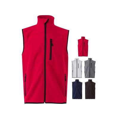 VL VARUNA - Gilet soft shell (280g/m²), con fodera in pile, in poliestere (94%) ed elastan (6%)