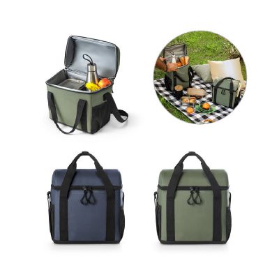 ROMA M - Borsa termica imbottita in poliestere riciclato 600D ripstop 11 L